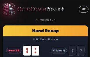 Hand recap with a poll: share a hand and collect votes on the decision from other players.