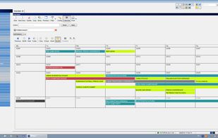 Octopus planning desk, multiple calendars displayed in one view.