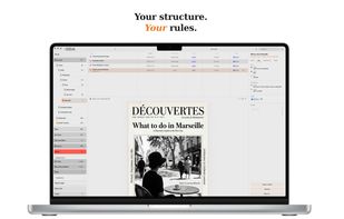 Folders, tags, and full-text search. Your structure — not somebody else's.