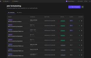 Pipeline scheduling
