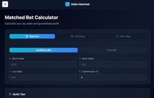 Matched Betting Calculators