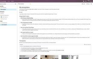 Odoo Knowledge screenshot 2