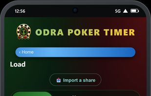 Odra Poker Timer screenshot 1