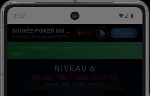 Odra Poker Timer screenshot 1