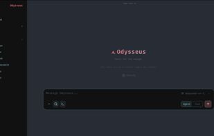 odysseus - Self-hosted AI workspace screenshot 1