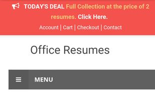 Office Resumes screenshot 1