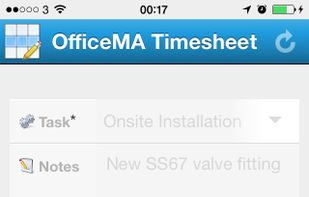 OfficeMA Timesheet screenshot 2
