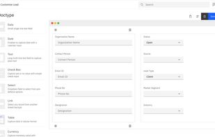 Drag and Drop Doctype Editor / Form Builder