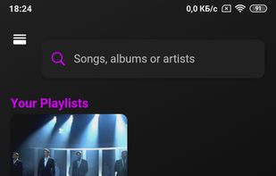 Offline Music Player for Android screenshot 1