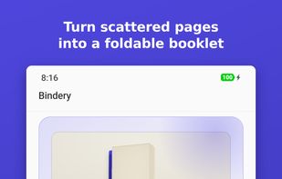 Bindery screenshot 1