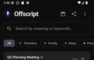 Offscript screenshot 1
