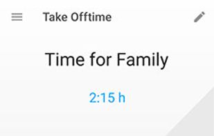 Offtime screenshot 1