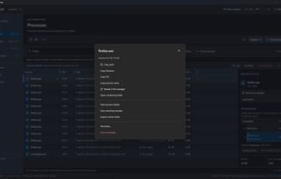 OFLH Right click on process using Desktop Version