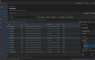 OFLH Filtering by Process using Desktop Version