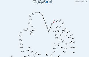 Playing a connect the dots game online