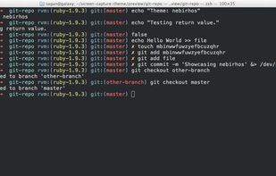 Oh My Zsh screenshot 1