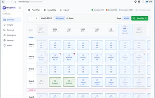 Main Calendar Dashboard