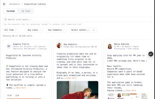 Convert any viral post into templates. 