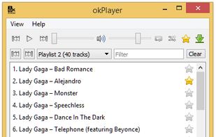 okPlayer screenshot 1