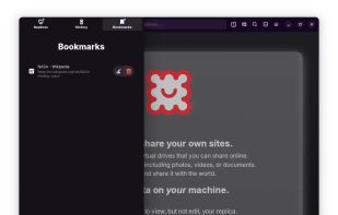 Oku Web Browser screenshot 1