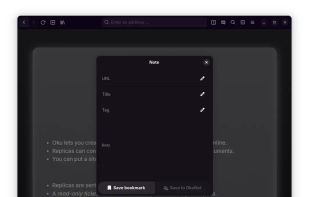 Oku Web Browser screenshot 3