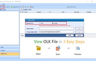 OLK Viewer screenshot 1