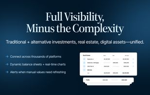 A unified view of real estate, investments, and digital assets brought together into a single dynamic balance sheet.