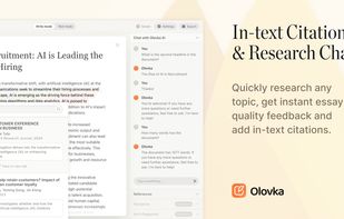 Olovka AI In-text Citations & Research Chat