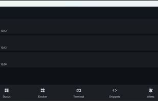 OlympSSH Commander - Server Tab - Dark Mode