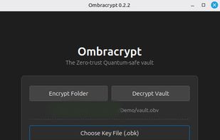 Ombracrypt screenshot 1