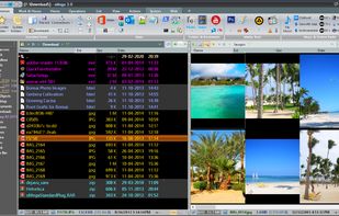 This user has chosen a dark interface and files highlight on a black background