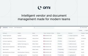 Omi | Vendor Management screenshot 1