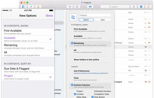 OmniFocus screenshot 2