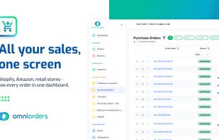 Your sales across platforms all in a single place.
