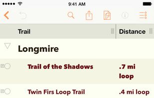 OmniOutliner screenshot 1