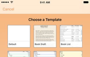 OmniOutliner screenshot 1