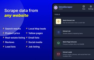 OmniScraper screenshot 1