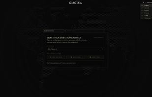 The first page you see when you launch the OMOIKA app
