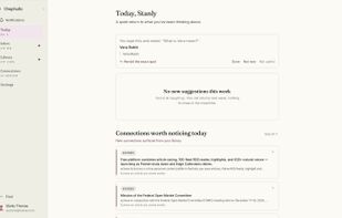 Today - Dashboard page