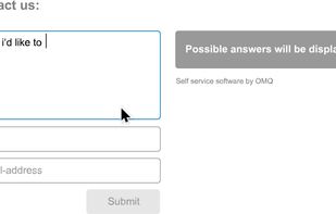 1. Enter a request
Your customer would like to ask a question to your company and therefore enters a request into your contact form.