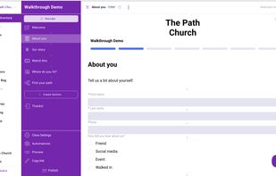 Build forms into any class section