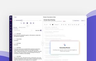 Automated Minutes Powered by OnBoard AI