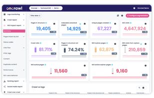 Oncrawl screenshot 1