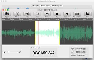 Ondesoft Audio Recorder screenshot 1