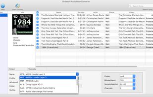 Ondesoft Audiobook Converter for Mac screenshot 1