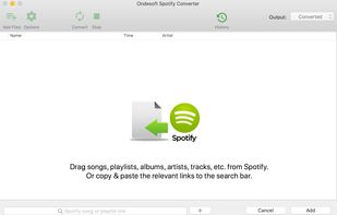 Ondesoft Spotify Converter screenshot 1