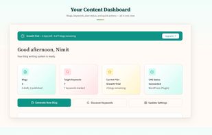 Content Dashboard
