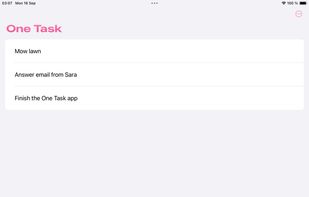 One Task screenshot 3