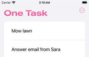 One Task screenshot 2