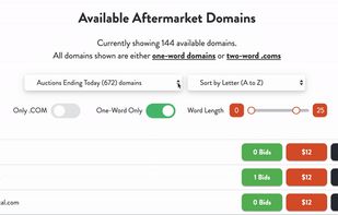 One Word Domains screenshot 1